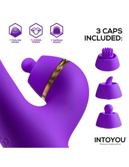 Siter 20 Vibrador con Lengua Flapping Golpeteo y Cabezales Intercambiables 2