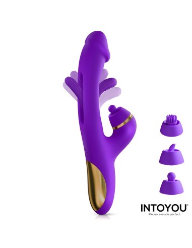 Siter 20 Vibrador con Lengua Flapping Golpeteo y Cabezales Intercambiables