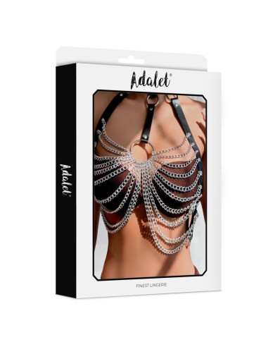 Samara Arnes de Pecho con Cadenas Cuero Vegano Tall unica