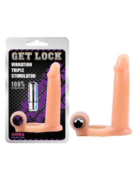 Funda para el Pene con Vibracion 155 cm Natural Funda para el Pene con Vibracion 155 cm Natural