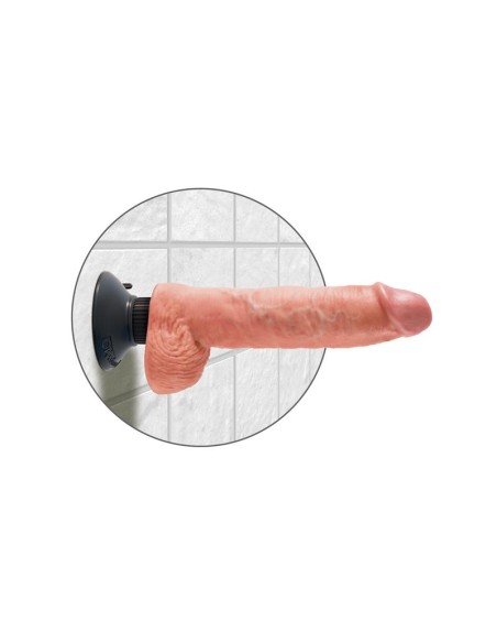 Dildo Realista con Testiculos y Vibracion 10