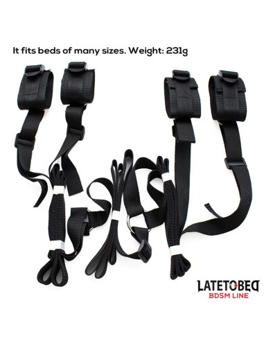 Restricciones para la Cama con Esposas Ajustables