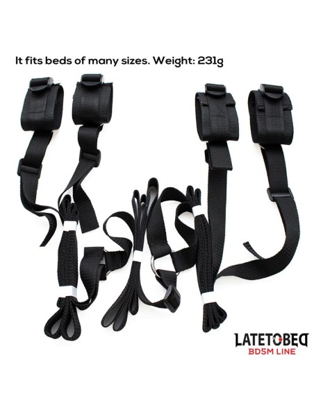 Restricciones para la Cama con Esposas Ajustables