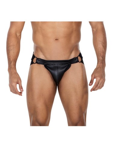 JOCKSTR4P02 Suspensorio Jock snap Negro