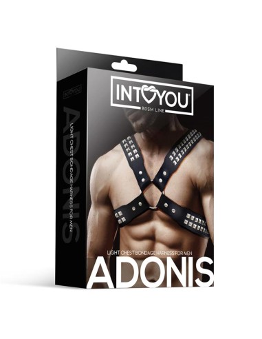 Adonis Arnes Masculino para el Pecho Cuero Vegano