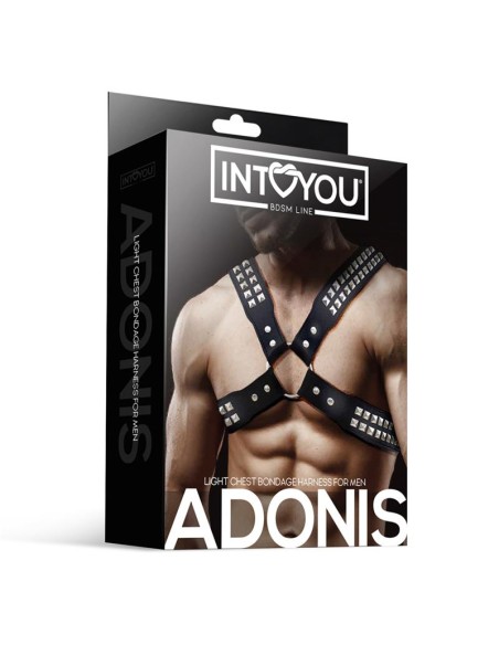 Adonis Arnes Masculino para el Pecho Cuero Vegano Adonis Arnes Masculino para el Pecho Cuero Vegano