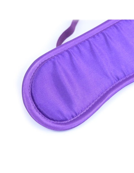 Antifaz de Saten Purpura