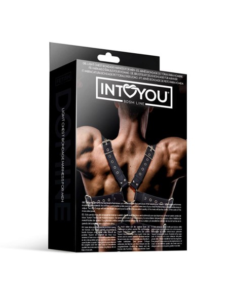 Aurum Arnes Masculino para Bondage Cuero Vegano