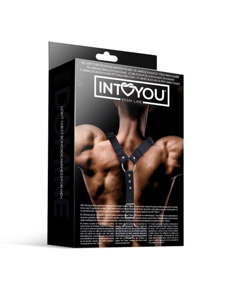 Fabrio Arnes Masculino para Bondage Cuero Vegano