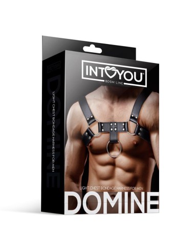 Domine Arnes Masculino para Bondage Cuero Vegano