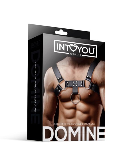 Domine Arnes Masculino para Bondage Cuero Vegano