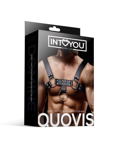 Quovis Arnes Masculino para Bondage Cuero Vegano