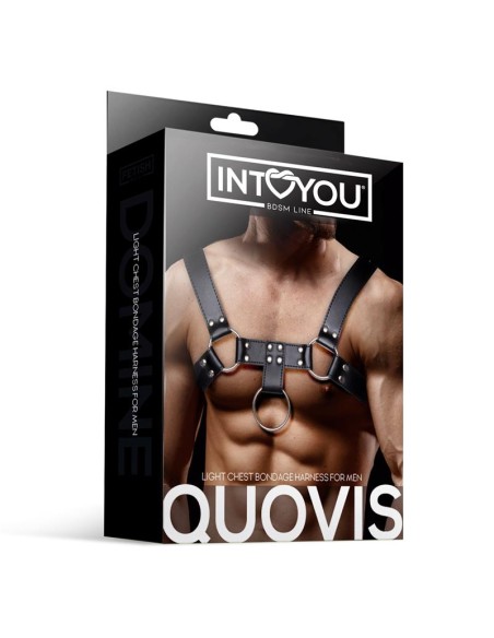 Quovis Arnes Masculino para Bondage Cuero Vegano Quovis Arnes Masculino para Bondage Cuero Vegano