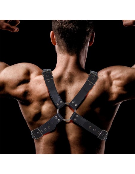 Darom Arnes Masculino para Bondage Cuero Vegano Darom Arnes Masculino para Bondage Cuero Vegano