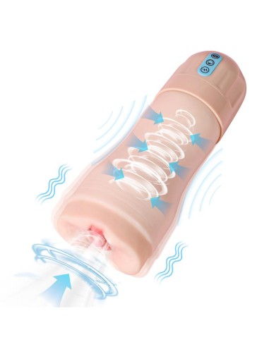 Masturbador con Vibracion y Efecto Succion Suctroker V10 X