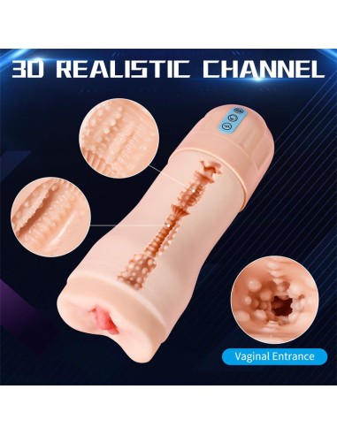 Masturbador con Vibracion y Efecto Succion Suctroker V10 X