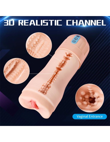 Masturbador con Vibracion y Efecto Succion Suctroker V10 X