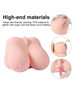 Jalome Masturbador 3 en 1 Vagina Boca y Pecho 32 kg 2