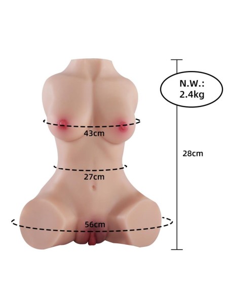 Susie Torso Masturbador Realista 24 kg