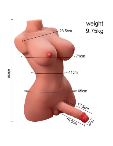 Hermosa Lady Boy Torso con Vibracion y Thrusting 975 kg