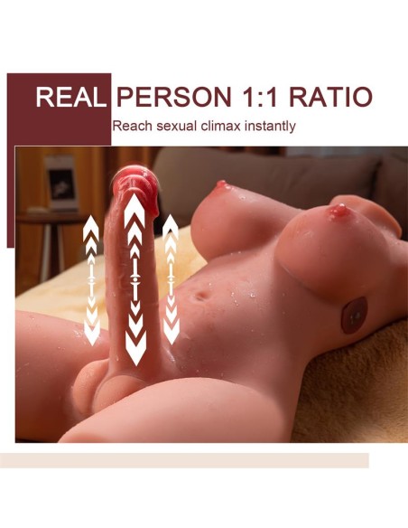 Miah Lady Boy Torso con Vibracion y Thrusting 98 kg