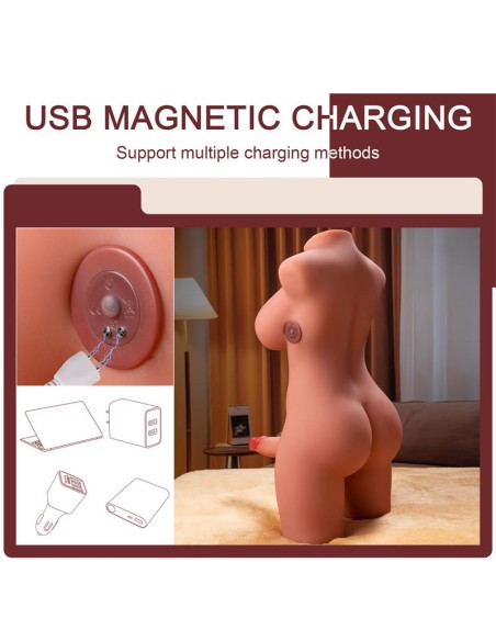 Miah Lady Boy Torso con Vibracion y Thrusting 98 kg