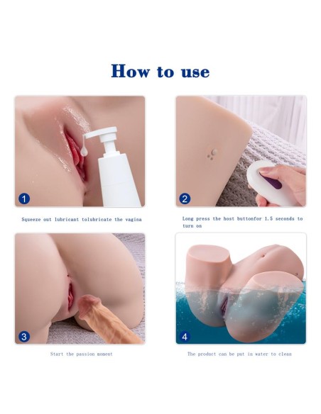 Gina Masturbador con Thrusting 125 kg