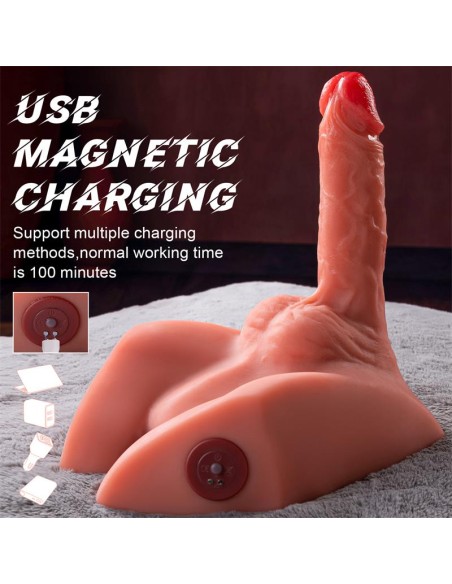 Michael Masturbador con Vibracion y Thrusting 257 kg