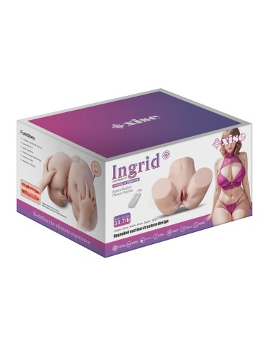 Ingrid Torso con Vibracion y Efecto Succion 153 kg