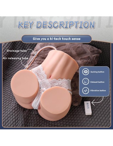 Bridget Torso con Vibracion y Efecto Succion 11 kg