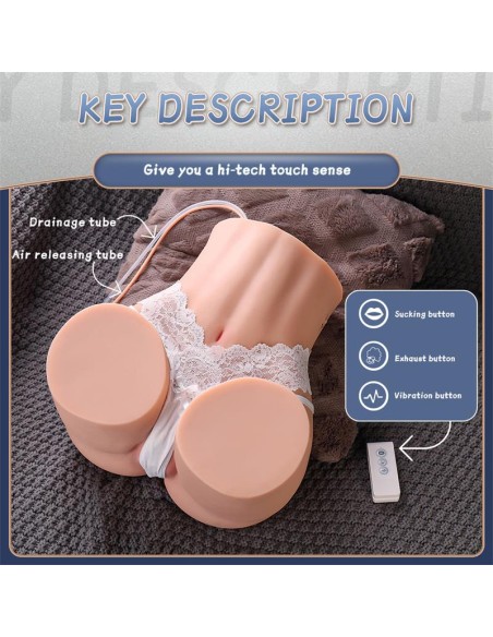 Bridget Torso con Vibracion y Efecto Succion 11 kg