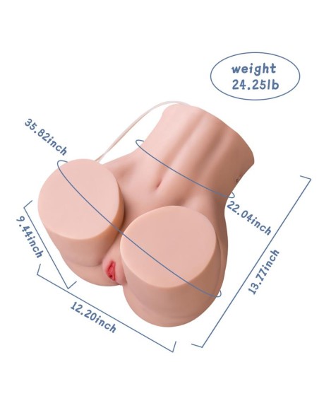 Bridget Torso con Vibracion y Efecto Succion 11 kg