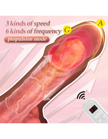 Marshall Dildo con Thrusting y Vibracion 8