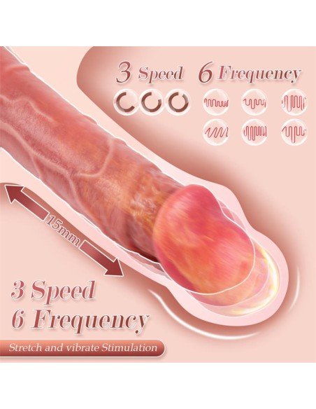 Marshall Dildo con Thrusting y Vibracion 8