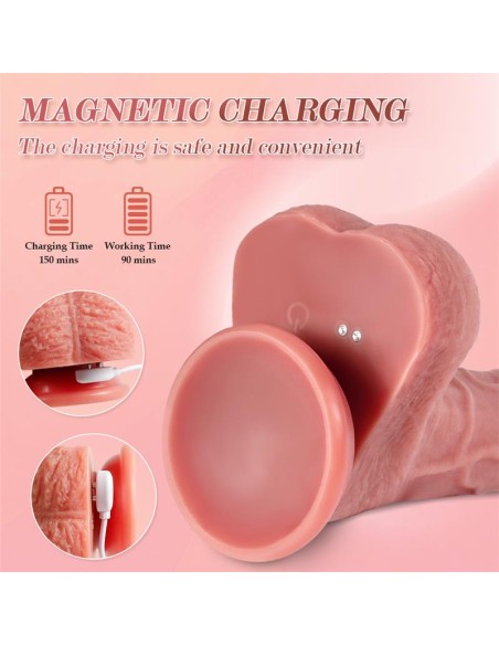 Marshall Dildo con Thrusting y Vibracion 8