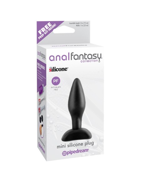 Plug Anal Mini Silicona Color Negro Plug Anal Mini Silicona Color Negro