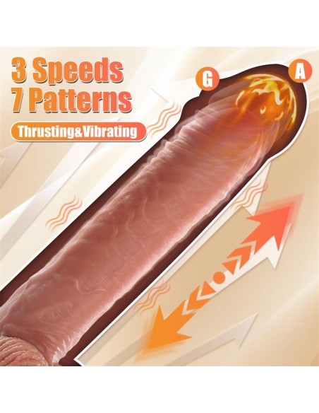 Marvin Dildo con Thrusting y Vibracion 807