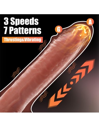 Baird Dildo con Thrusting y Vibracion 807