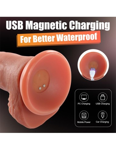 Baird Dildo con Thrusting y Vibracion 807