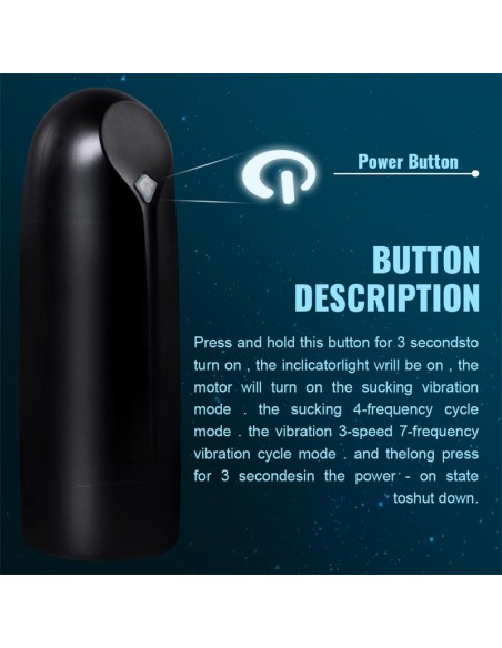 Zona Masturbador con Efecto Succion y Vibracion