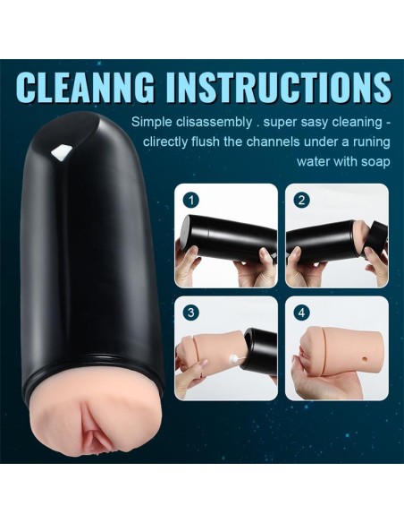 Zona Masturbador con Efecto Succion y Vibracion