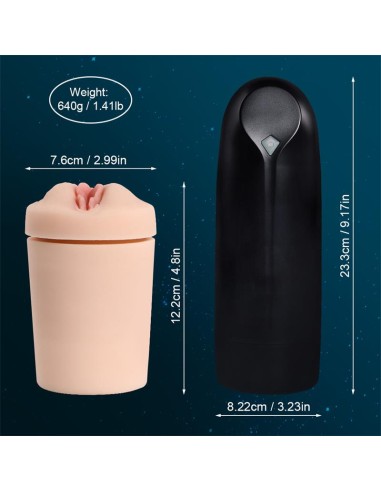 Zona Masturbador con Efecto Succion y Vibracion