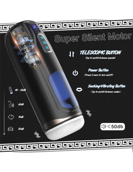 Cosima Masturbador con Vibracion Thrusting y Efecto Succion