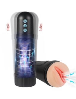 Locker Masturbador con Vibracion y Efecto Succion Vagina