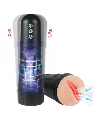 Locker Masturbador con Vibracion y Efecto Succion Vagina