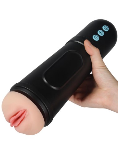 Locker Masturbador con Vibracion y Efecto Succion Vagina