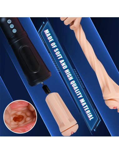 Locker Masturbador con Vibracion y Efecto Succion Vagina