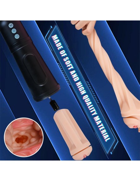 Locker Masturbador con Vibracion y Efecto Succion Vagina