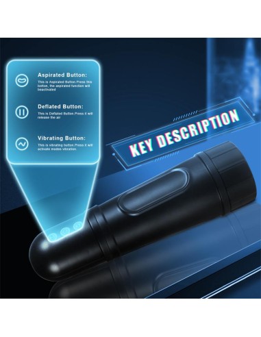 Locker Masturbador con Vibracion y Efecto Succion Vagina