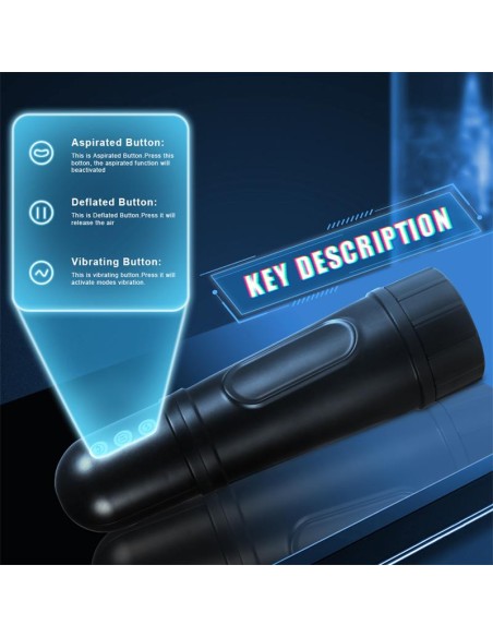 Locker Masturbador con Vibracion y Efecto Succion Vagina